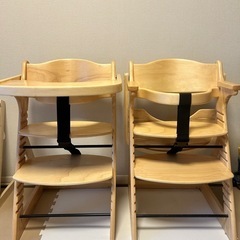 カトージ ベビーハイチェア 2台セット