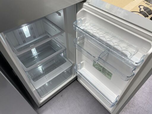 ② 冷蔵庫 203L 2017年製 日立 2ドア HITACHI R-20FA シルバー 200L 