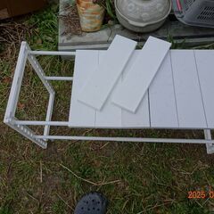 お話し中です～組み立てプラスチック棚　近日中に処分予定の画像