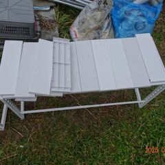 お話し中です～組み立てプラスチック棚　近日中に処分予定の画像