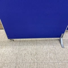 【ジモティー割引で最大15％OFF⭐️】2連パーテーション 青の画像