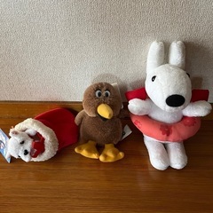 ぬいぐるみ3点