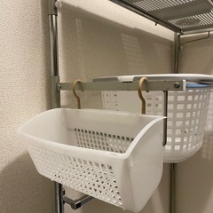  【2月17日または20日AM引取のみ】ランドリーラック　縦横伸縮　組み替え自由　引き取りのみの画像