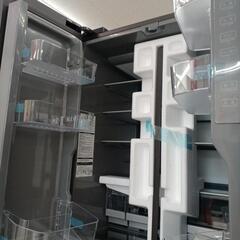 5ドア冷蔵庫　501L　AQUA　AQR-TXA50P　2024年製　BK　高さ(H)185×幅 (W)70× 奥行(D)66.7(cm)【joh4156】の画像