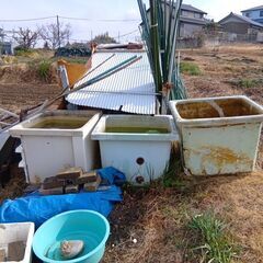風呂桶３(家庭菜園の水溜めに)単品でも引取り可能