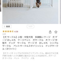 Free stitch スタイリッシュドッグサークル　ホワイト