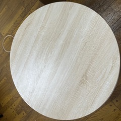 I2502-044 ユアサプライムス リビングコタツ Nポルト R80B NA 2020年製　リモコン黄ばみあり 動作確認済み 温かさ調節可能の画像