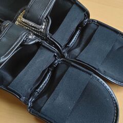 キックミット+レガースJr（子供）Sサイズ（金/黒TOP KING ）の画像