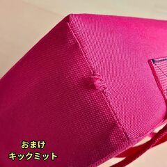 キックミット+レガースJr（子供）Sサイズ（金/黒TOP KING ）の画像