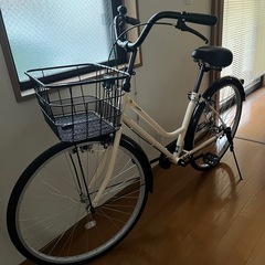 ほぼ新品！自転車オシャレなCreamブランドです！