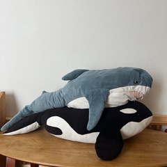 【２月中】サメ シャチ ぬいぐるみ 抱き枕 IKEA 