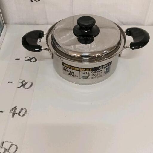 0203-016 ステンレス3層底構造鍋※美品