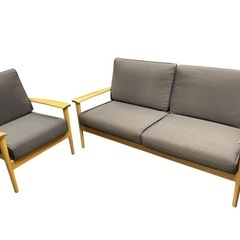 大塚家具　シネマN3 　ソファ　2人掛け　1人掛け　セット　ブラウン