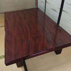 75×120 木製ローテーブル 座卓 