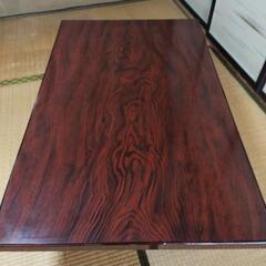 75×120 木製ローテーブル 座卓 の画像