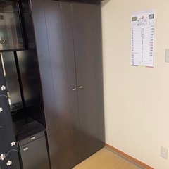 木製衣装収納の画像