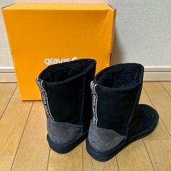 gravisグラビス COZYコージー ボアブーツ　ブラック　20㎝の画像