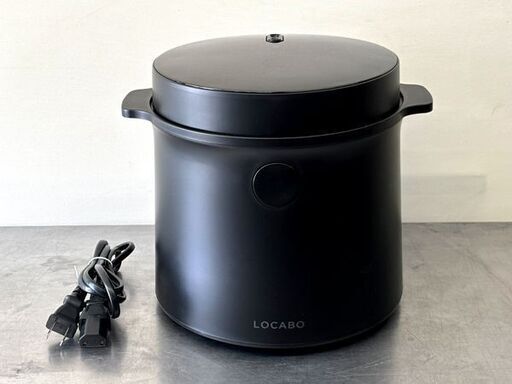 【自社配送は札幌市内限定】LOCABO/ロカボ 糖質カット炊飯器 JM-C20E-B ブラック 動作OK 2022年製 中古美品【USED】
