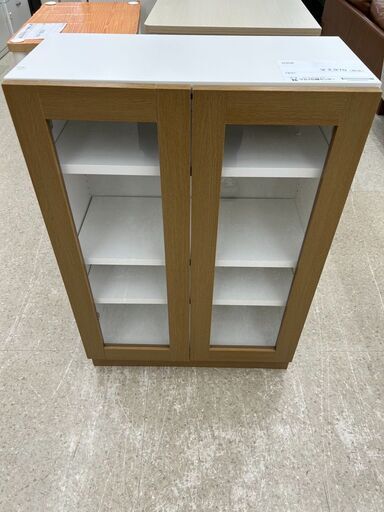 ★ジモティ割あり★  収納棚 ナチュラル H85×D29×W60 クリーニング済み TJ10763