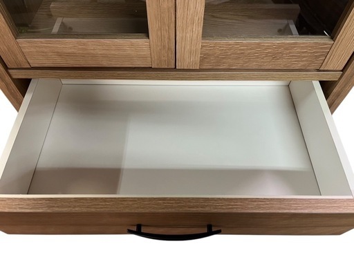 NO.2186《美品》 朝日木材加工 キャビネット カントリー調 収納家具 家具 中古