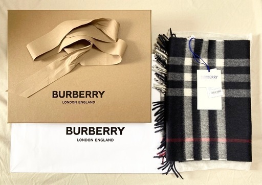 【新品】Burberry バーバリー カシミヤマフラー