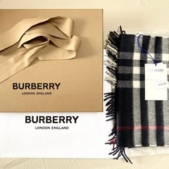 【新品】Burberry バーバリー カシミヤマフラー