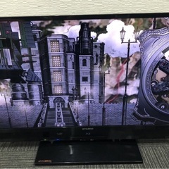 【本日削除】TOSHIBA 39インチ　テレビ HDD内蔵ブルー...