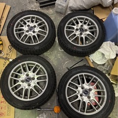 スタッドレスタイヤ&ホイール14インチ　軽自動車
