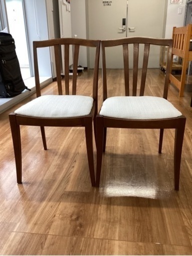 椅子2脚セット【町田市再生家具】　243013