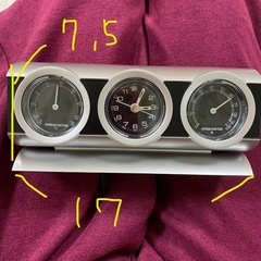 ニトリ　時計　温度計　湿度計