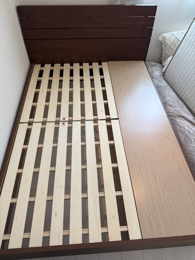 【mochhhhhhaz様用】ダブルベッドフレーム(グラン引出し付きNA)ニトリ ニトリ ダブルベッドフレーム mochhhhhhaz様用】ダブルベッドフレーム