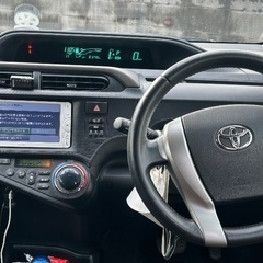 アクア G ハイブリッド トヨタ AQUA 82000km 車検令和7年6月  スマートキー バックカメラの画像