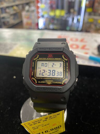 CASIO カシオ 腕時計 DW-5600VT 551蓬莱 75周年 コラボレーション G-SHOCK クオーツ