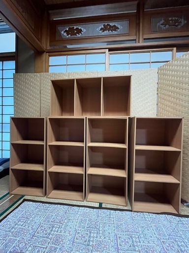 【売却済】カラーボックス・5個セット（まとめ買い）単品購入可