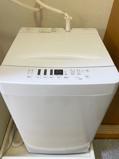 【取引き中】2022年製amadana 縦型洗濯機5.5kg美品