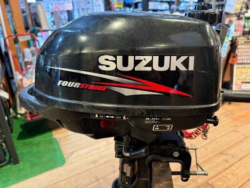 【函館・北斗市近郊】【直接取引限定】船外機：SUZUKI DF2 スズキ 2馬力 4ストローク 船外機