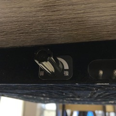 Y2502-047 ニトリ リビングこたつ フロットS105 ヴィンテージ BR 2019年製 動作確認済み  強弱調節可能 キズ 汚れありの画像