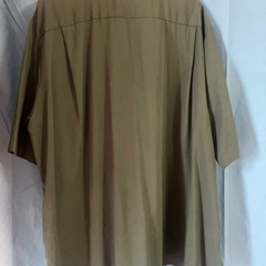 GU メンズxl   開襟シャツ　　グリーンの画像