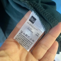 GU メンズxl   開襟シャツ　　グリーンの画像