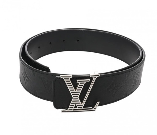 【本日削除】ルイヴィトン モノグラムシャドウ サンチュール LVシャドウ 40MM サイズ90 リバーシブル ブラック シルバー金具 M0717 レザー ベルト