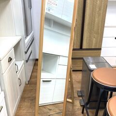 ★無印良品 スタンドミラー パイン材★
