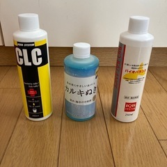 ガラス水槽（酸素器具＋カルキ抜き付き）の画像
