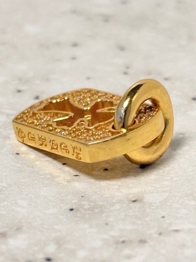 クロムハーツ/タイニーカット/アウトクロス/ドッグタグ/22K