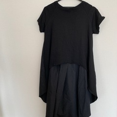 半袖Tシャツドッキングワンピ