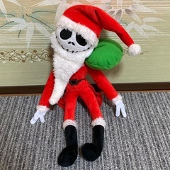 Disney ★ ジャック・スケリントン　サンタ　ぬいぐるみ　希少