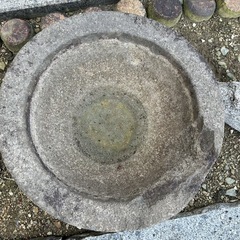 手水鉢　水鉢　庭　ガーデニング　メダカ鉢　金魚鉢　水盤　石材の画像