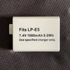 LP-E5◆Canon EOS Kiss X2、X3用の互換バッ...