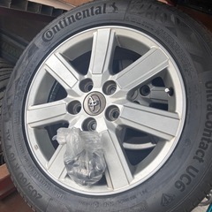 TOYOTA純正アルミホイール【ほぼ新品タイヤセット】※純正プレ...