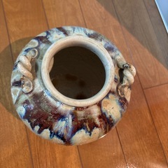 信楽焼　花瓶の画像