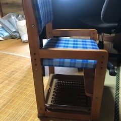 G0203 学習机用椅子　昭和レトロの画像